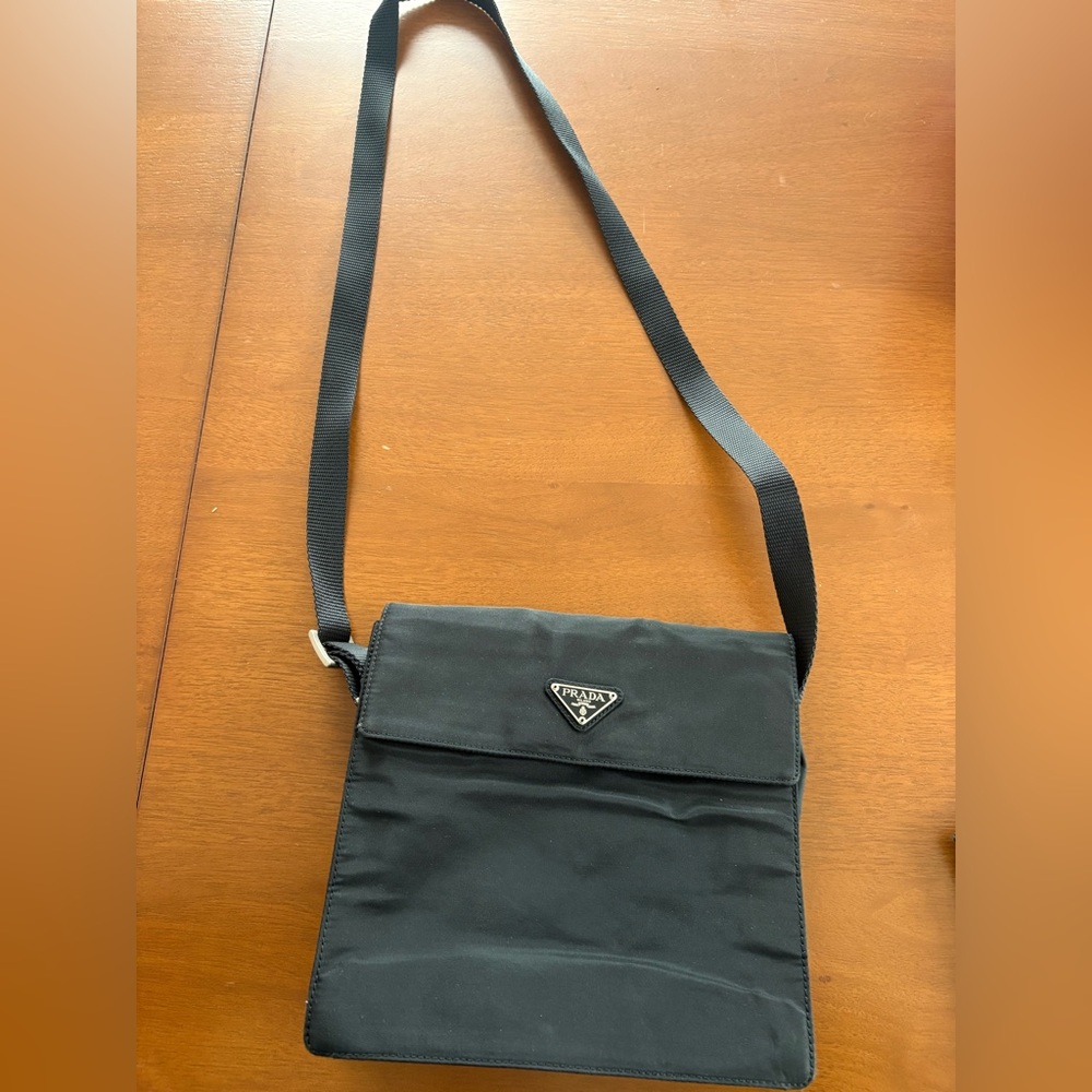 Vintage Prada nylon cross body bag. Great condition